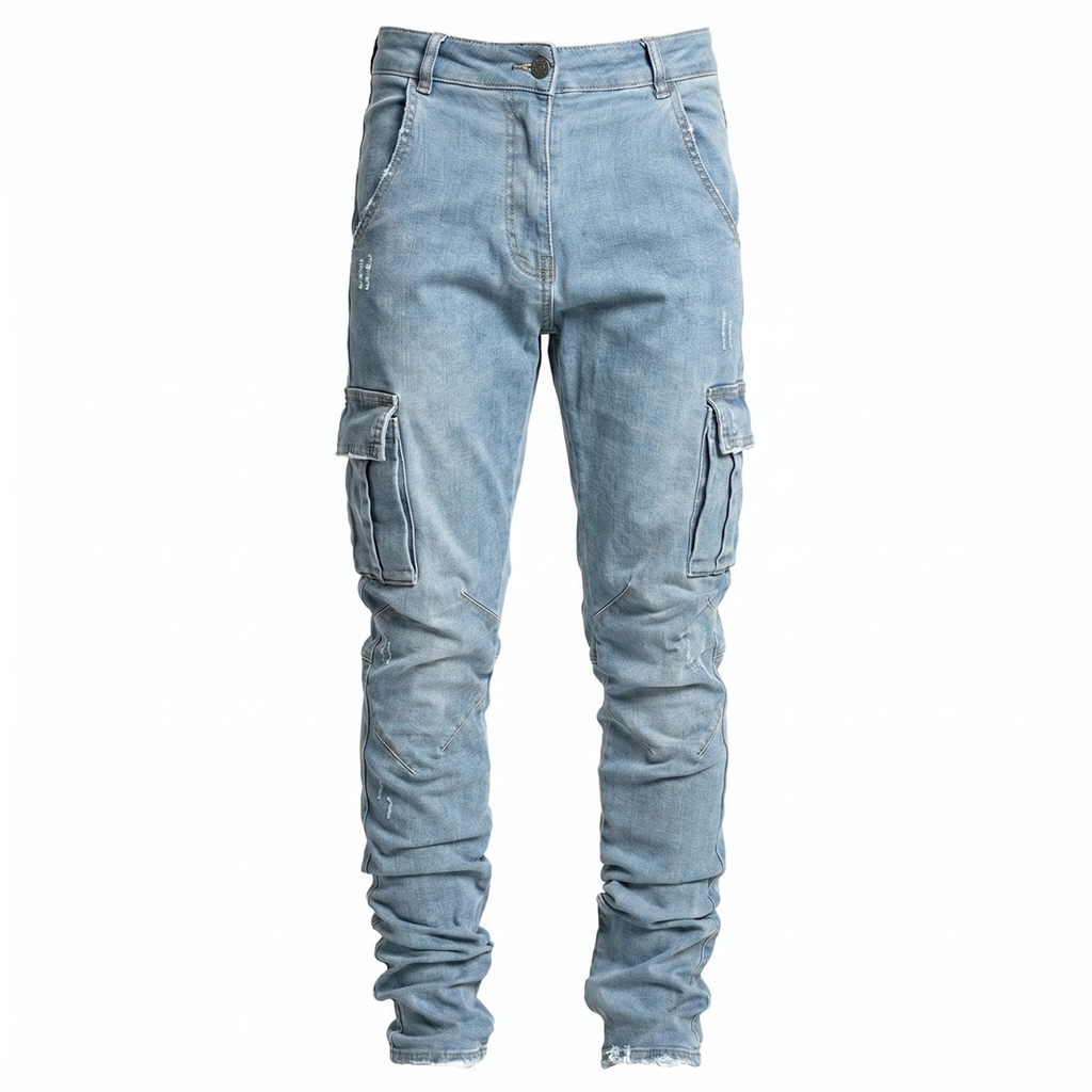 Men’s Slim Fit Cargo Jeans