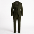 Men’s Herringbone Three-Piece Suit Set