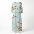 Women's Floral Print Maxi Dress