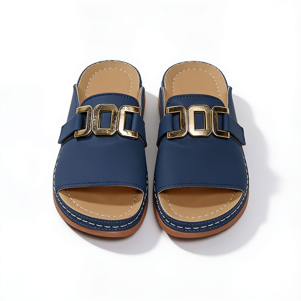 Women's Wedge Platform Slide Sandals