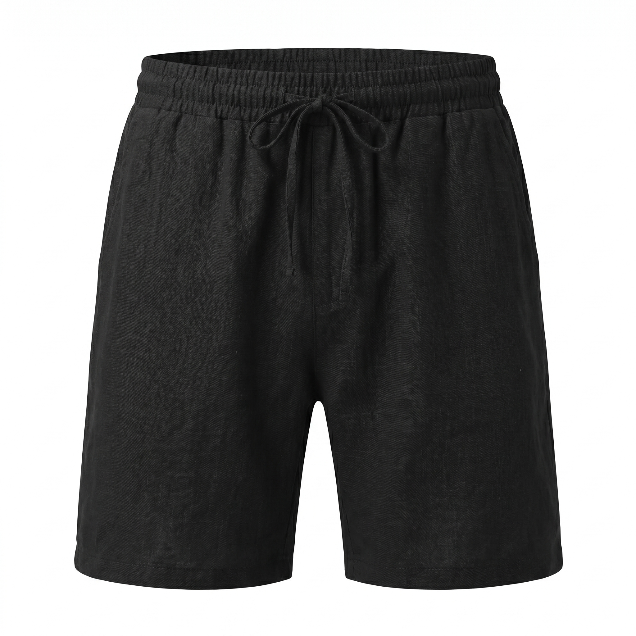 Men's Cotton Linen Drawstring Shorts