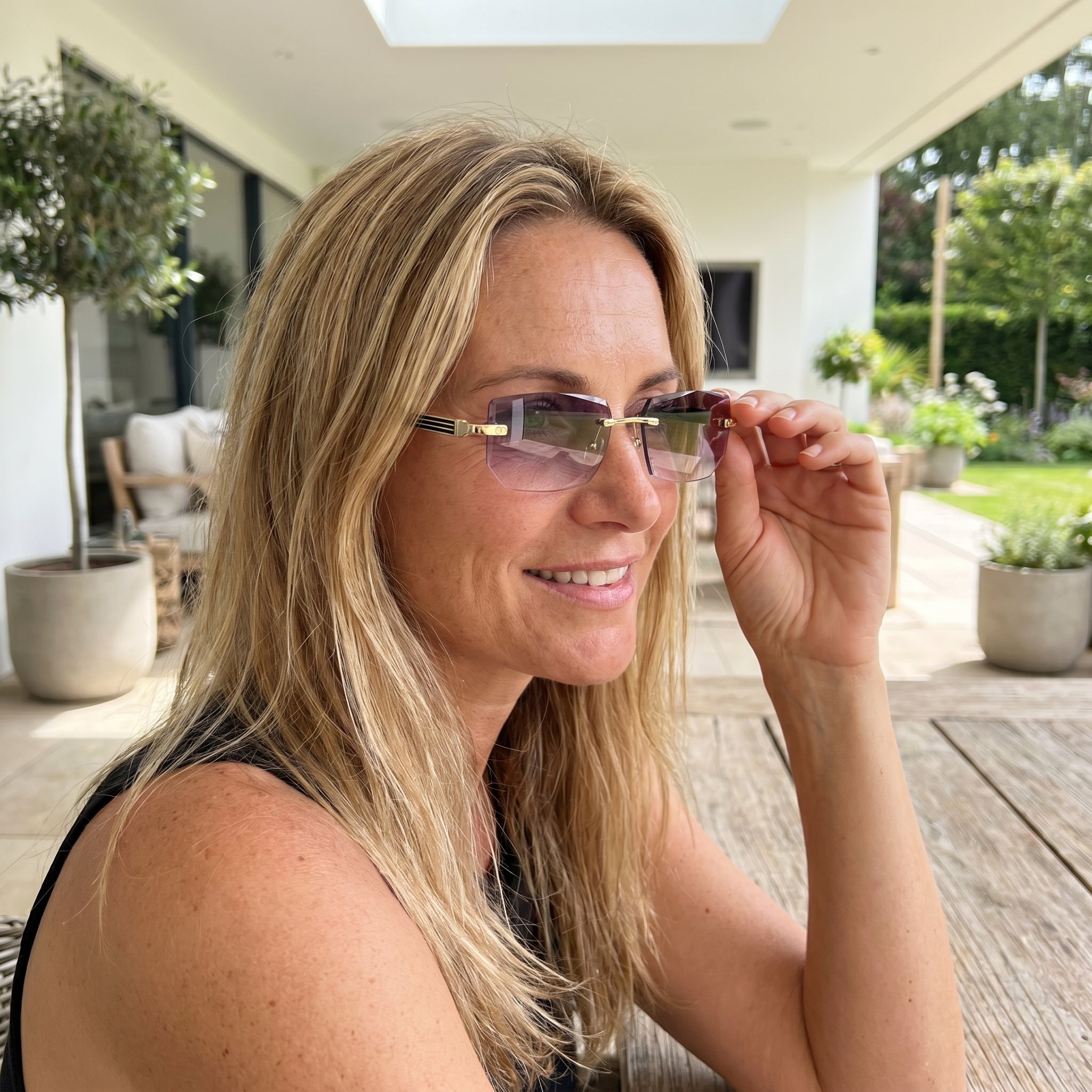 Frameless Anti-Blue Light Reading Glasses