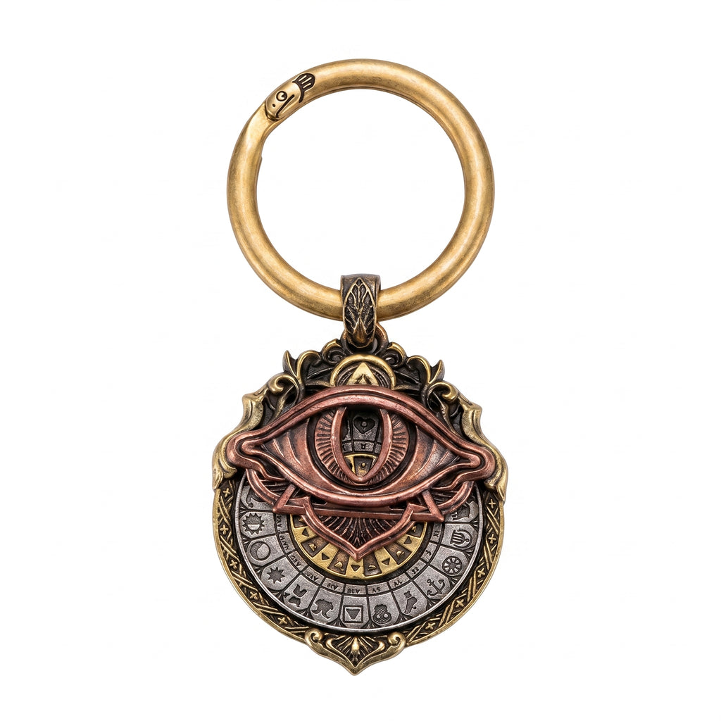 Mystic Tarot Eye Keychain Pendant