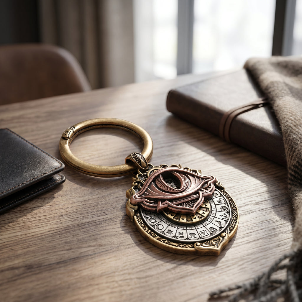 Mystic Tarot Eye Keychain Pendant