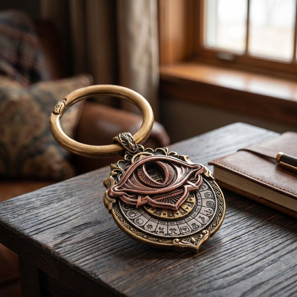 Mystic Tarot Eye Keychain Pendant