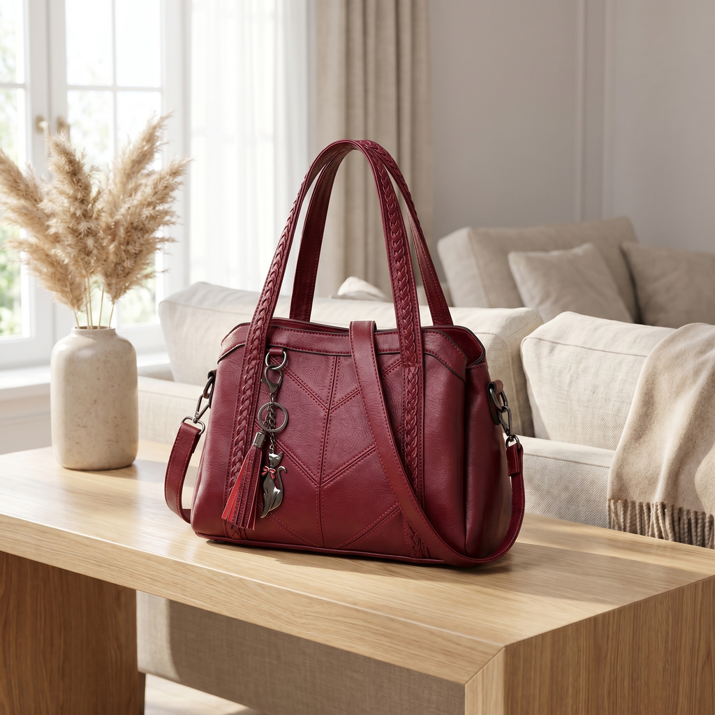 Women's Vintage Soft Leather Tote Bag