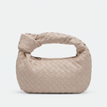 Women's Woven Knot Handle Hobo Bag