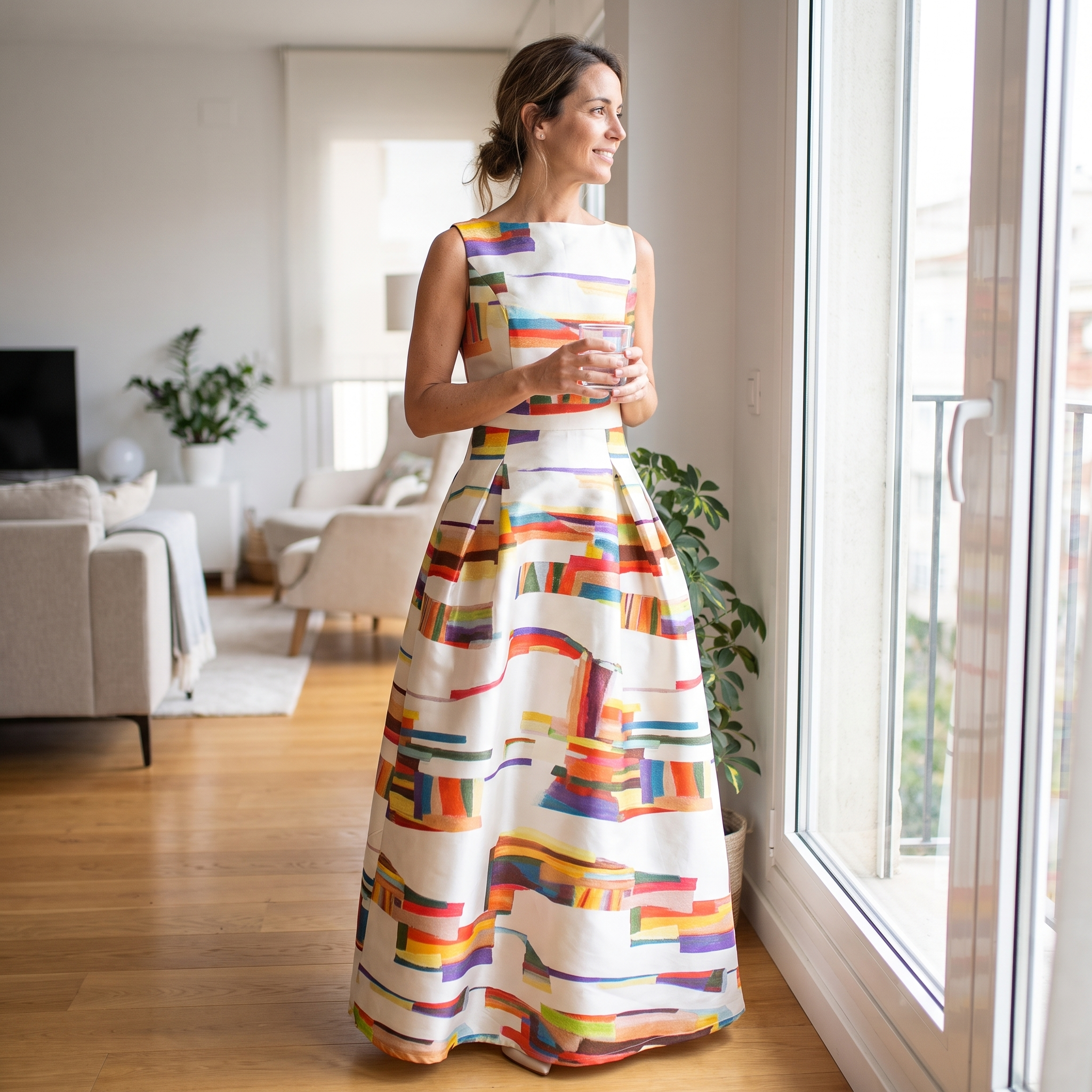 Women's Printed Maxi Dress