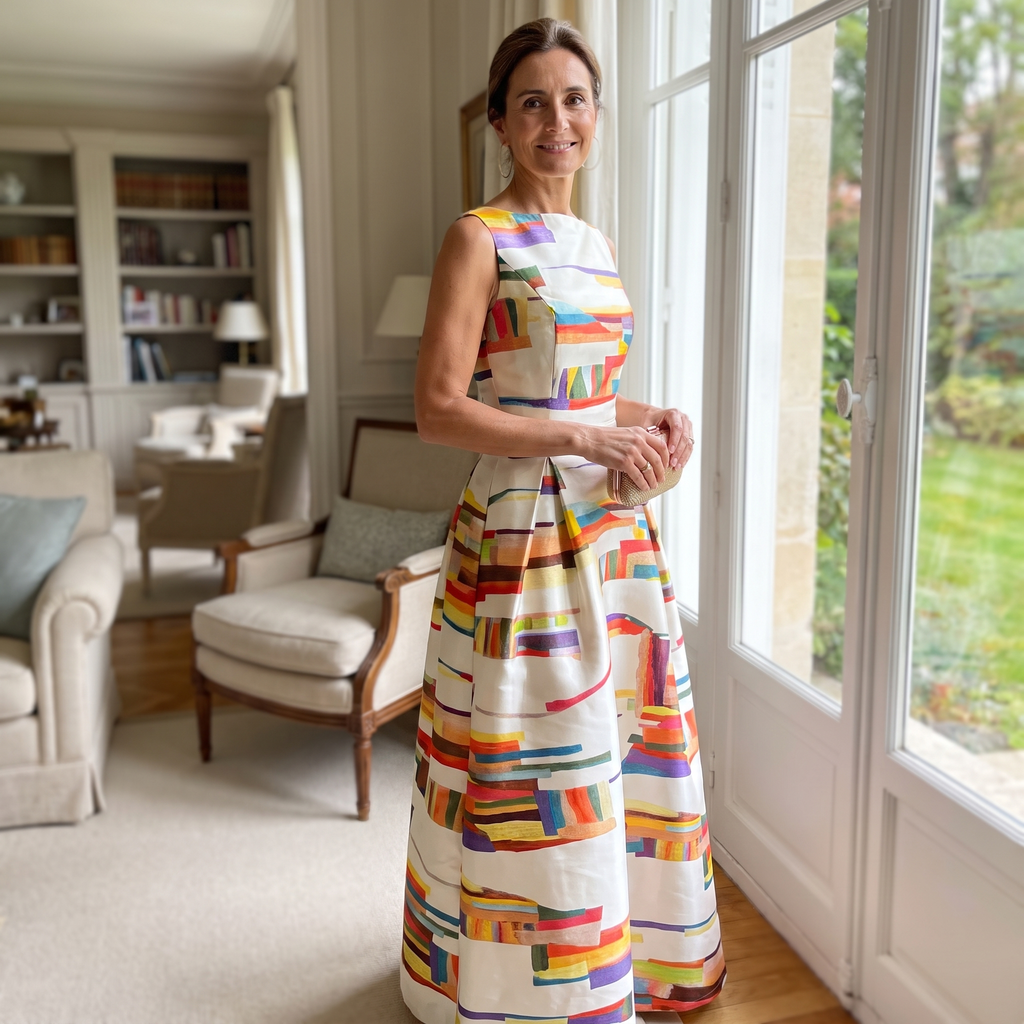 Women's Printed Maxi Dress