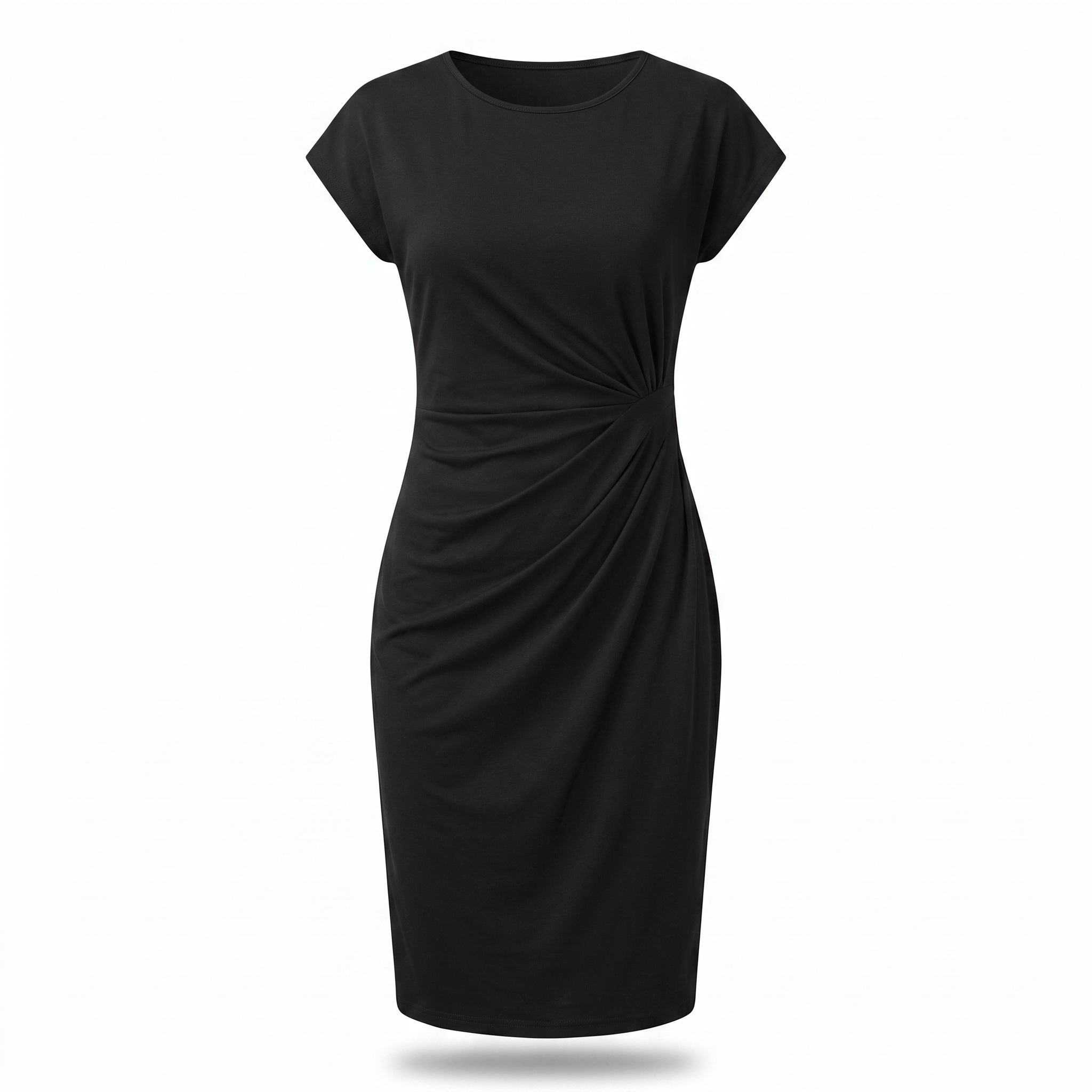 Women's Front Knot Midi Dress