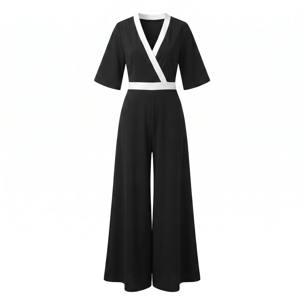 Women's Elegant V-Neck Maxi Dress