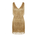 Women's Glitter Fringe Cocktail Dress