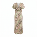 Women's Printed Twist Knot Maxi Dress