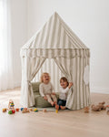 Cotton Play Tent and Mini Bean Bag Lounger Bundle Sage